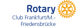 Logo Rotary Club Frankfurt/Main International Friedensbrücke